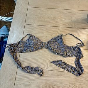 Seafolly spirit animal ring front bralette bikini top